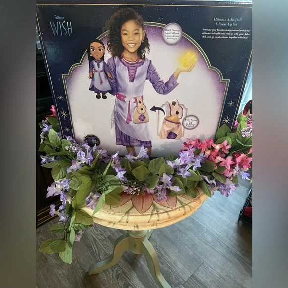 💕NIB💕 Disney WISH, Asha Full-sized (14'') Doll and Dress Up Set. - Picture 3 of 3
